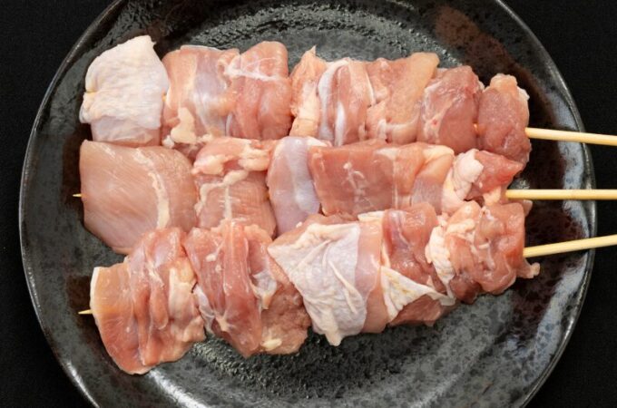 鶏モモジャンボ串